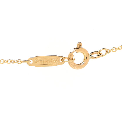 Tiffany 18K Yellow Gold Diamond Atlas Pierced Pendant Necklace 5 of 7