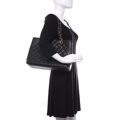 Chanel Caviar Quilted Grand Shopping Tote GST Black 2 of 12