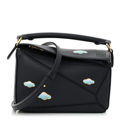 Loewe Calfskin New Year Mini Puzzle Bag Dark Ink 1 of 12