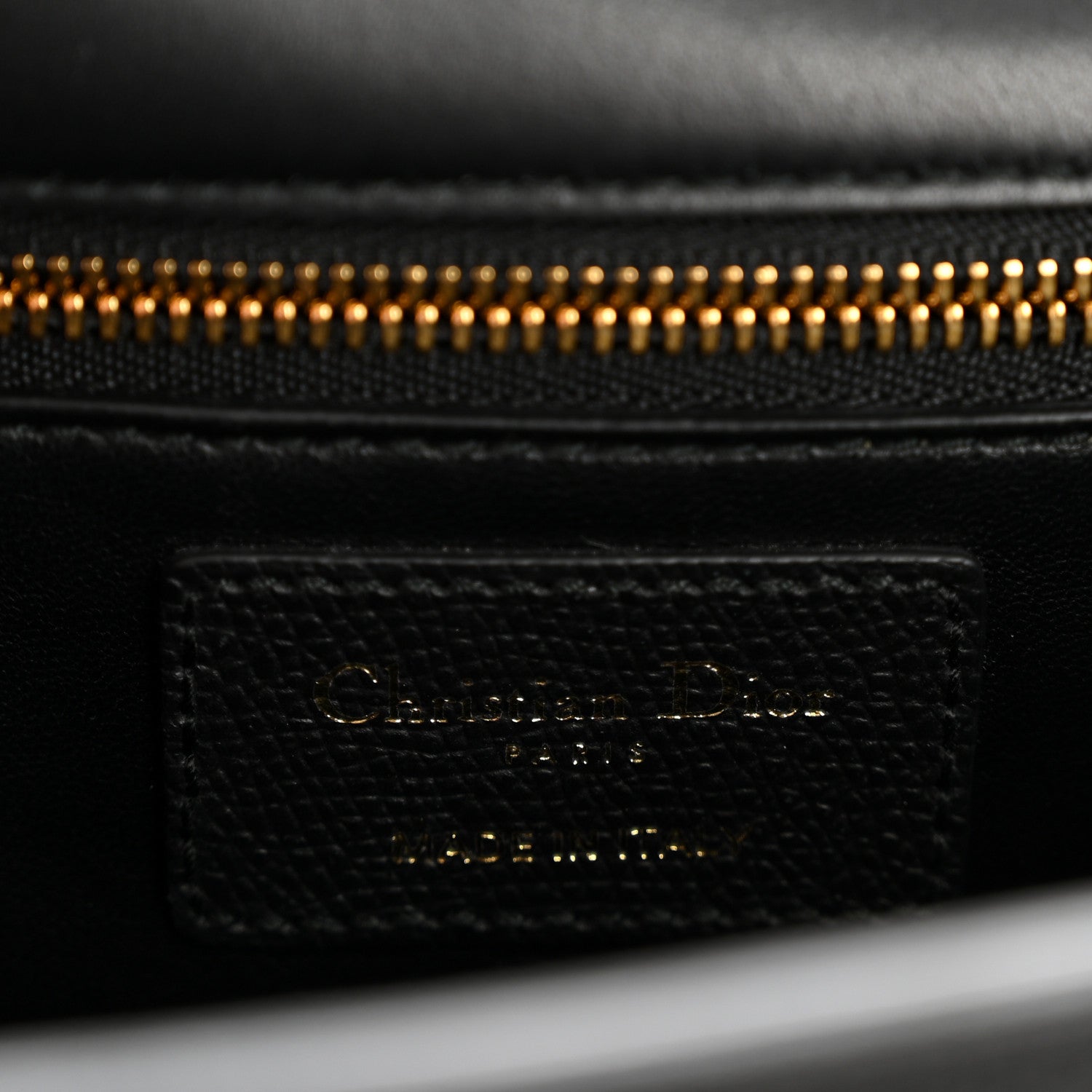 Christian Dior Grained Calfskin 30 Montaigne Flap Bag Black 6 of 14