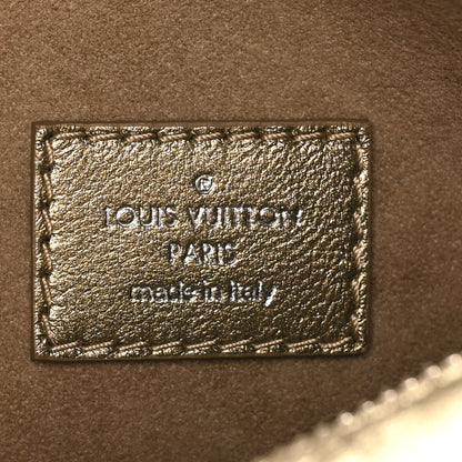Louis Vuitton Calfskin Debossed Monogram Side Trunk Light Gold 6 of 9