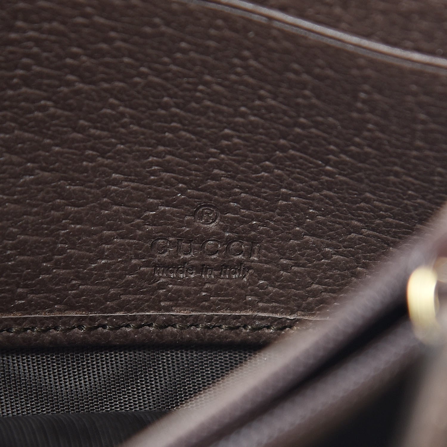Gucci GG Supreme Monogram Web Ophidia Continental Wallet Brown 6 of 7