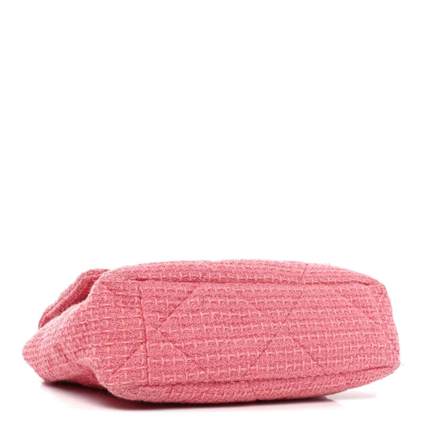 Metallic Tweed Quilted Large Chanel 19 Flap Pink