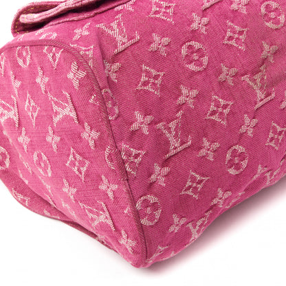 Louis Vuitton Monogram Denim Neo Speedy Fuchsia 6 of 9