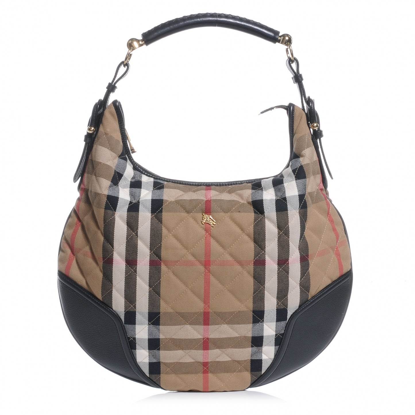 Quilted Hoxton Hobo Black