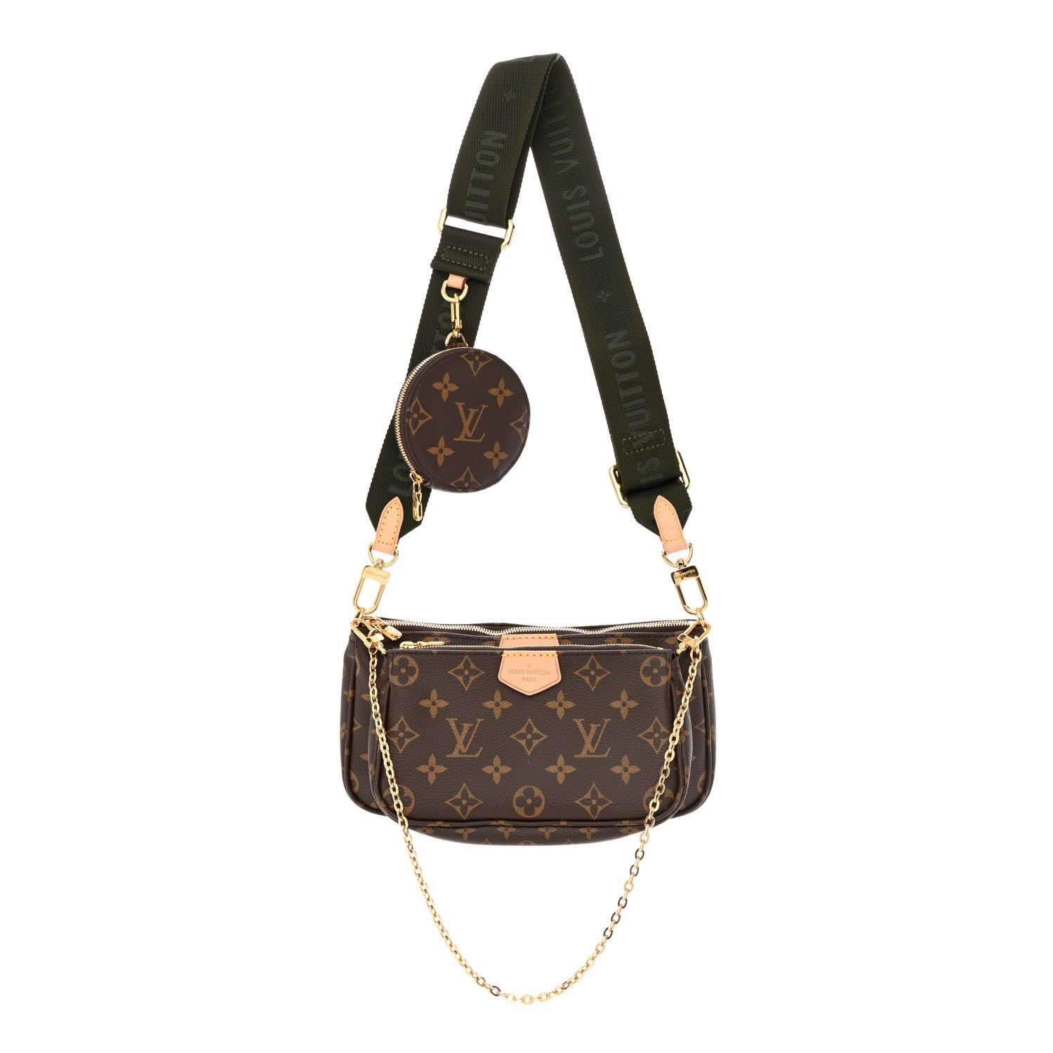 Louis Vuitton Monogram Multi Pochette Accessories Kaki 1 of 12