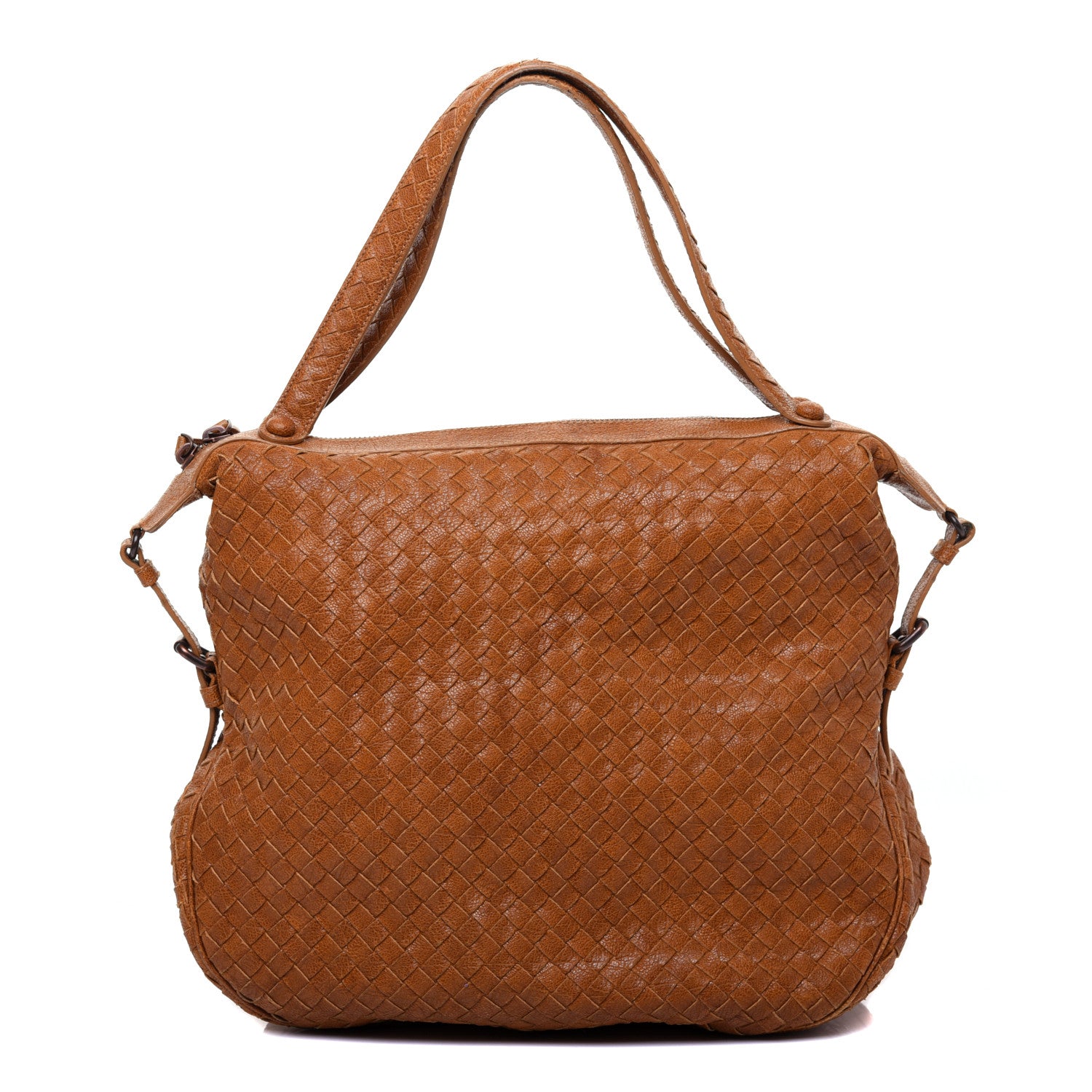 Bottega Veneta Goatskin Intrecciato Belly 76 Bag Brown 1 of 12