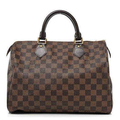 Louis Vuitton Damier Ebene Speedy 30 1 of 19