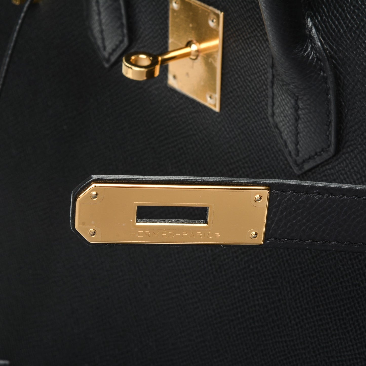 Epsom Birkin 35 Black