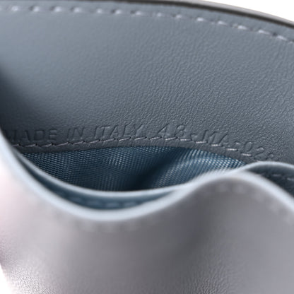 Christian Dior Goatskin Saddle Card Holder Sky Blue 8 of 11