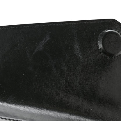 Saint Laurent Smooth Shiny Calfskin Monogram Uptown Clutch Black 9 of 10