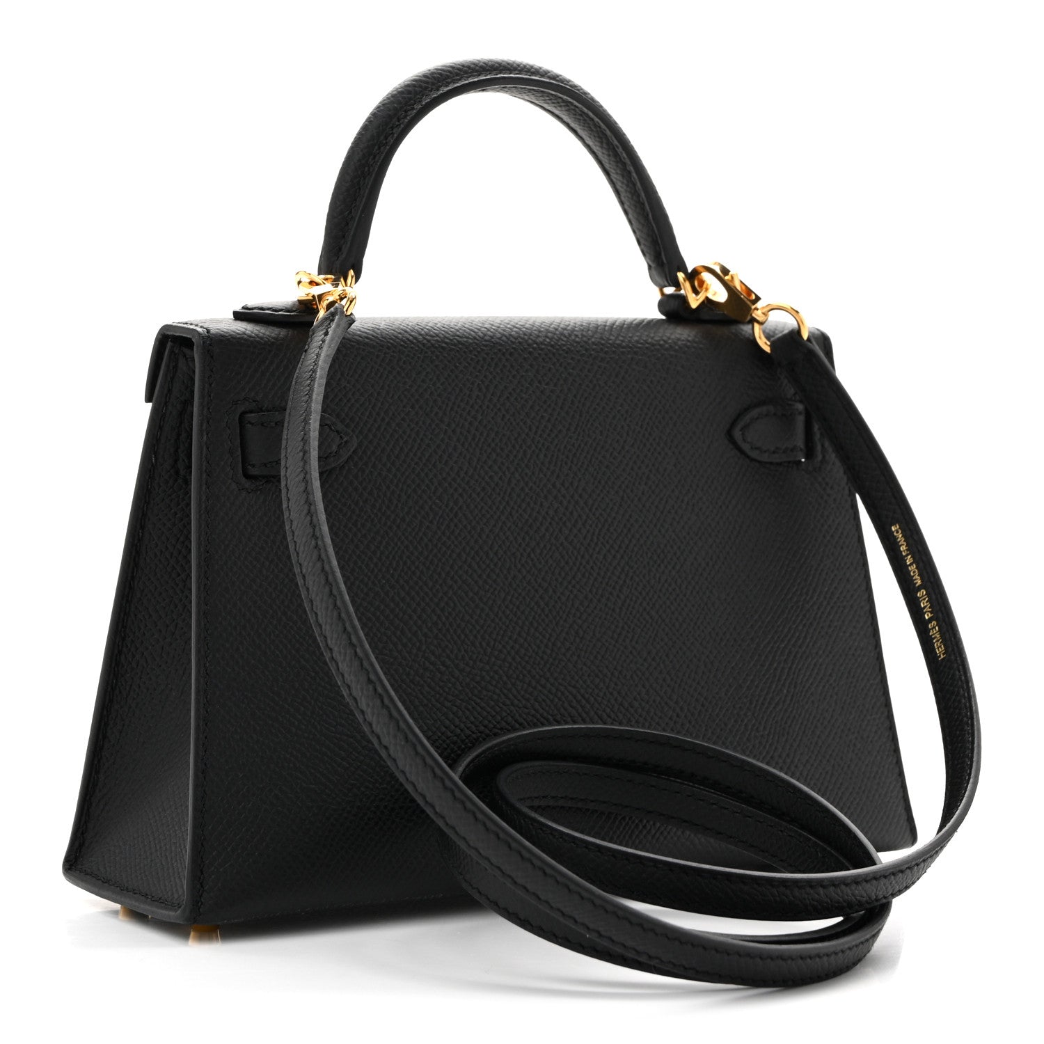 Hermes Epsom Mini Kelly Sellier 20 Black Black 3 of 11