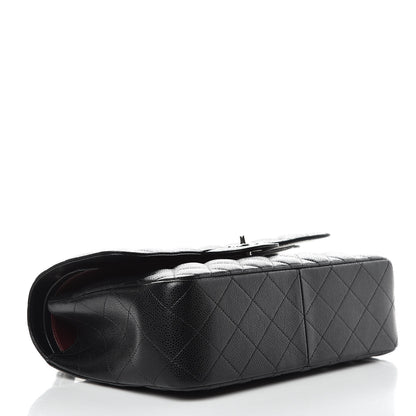 Chanel Caviar Quilted Jumbo Double Flap Black 4 of 9
