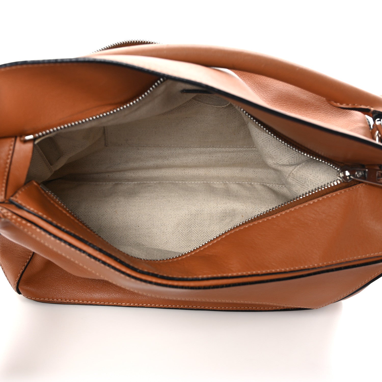 Loewe Calfskin Medium Puzzle Bag Tan 5 of 13