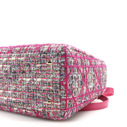 Christian Dior Tweed Medium Lady Dior Pink Multicolor 10 of 10
