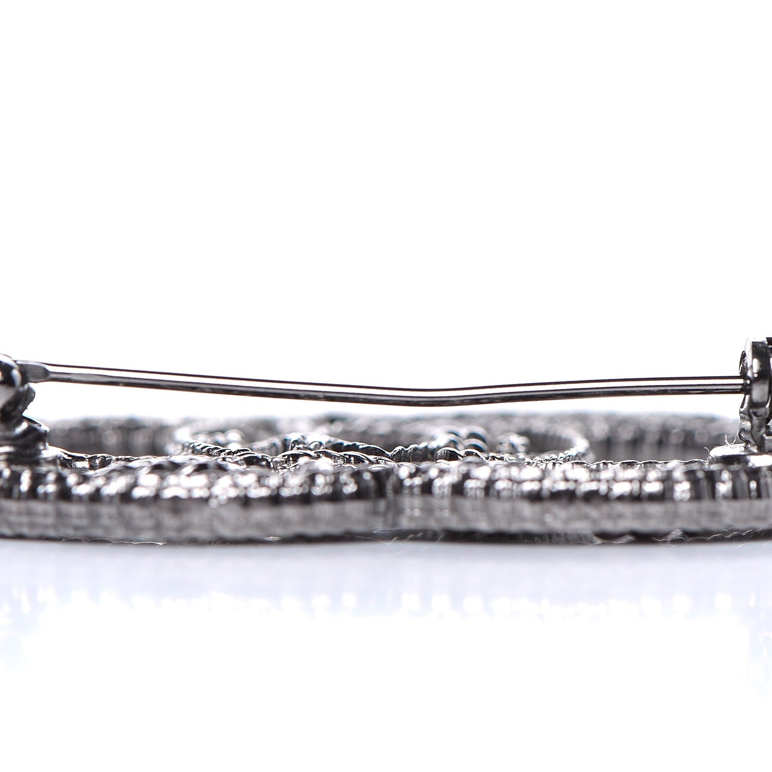Chanel Ruthenium Chain CC Brooch 5 of 6