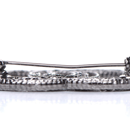 Chanel Ruthenium Chain CC Brooch 5 of 6