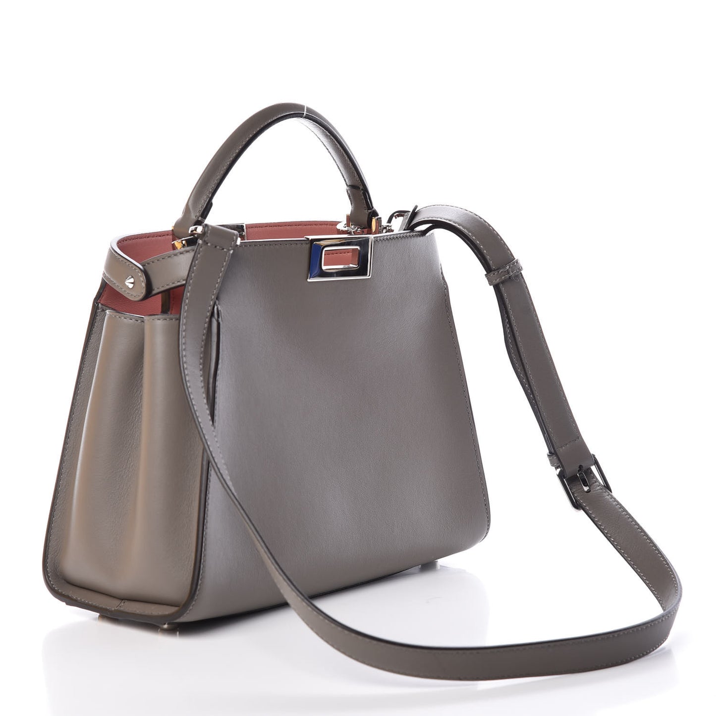 Vitello Tahiti Burro Medium Peekaboo Iconic Essentially Satchel Foresta Macaron