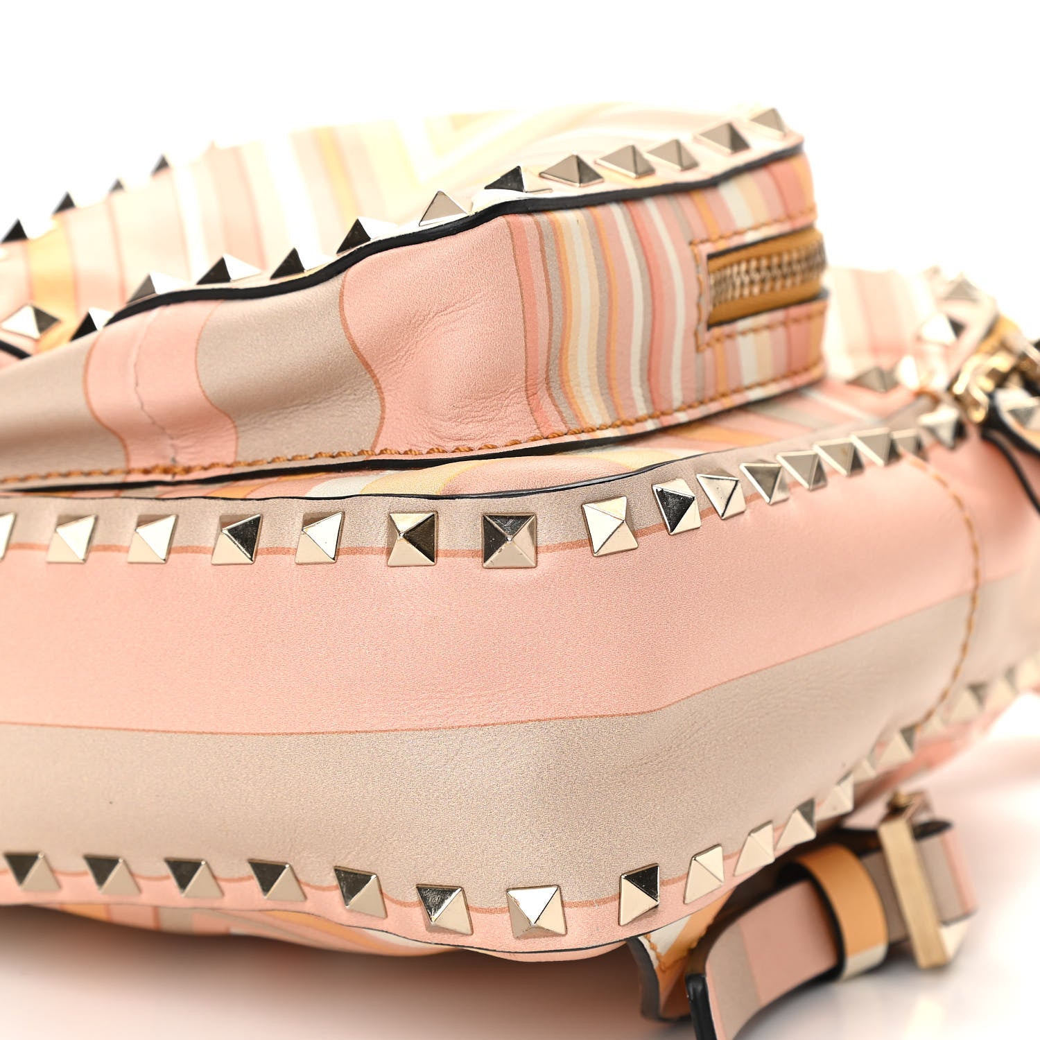 Valentino Garavani Vitello Native Couture 1975 Mini Rockstud Backpack Multicolor 9 of 9