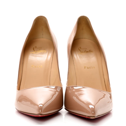 Christian Louboutin Patent Pigalle Follies 100 Pumps 41 Nude 2 of 7