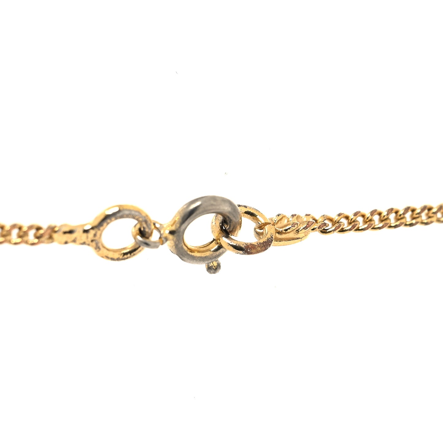 Crystal CC Necklace Pink Gold