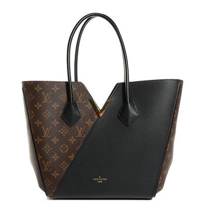 Louis Vuitton Calfskin Monogram Kimono Tote Black 1 of 7
