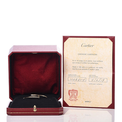 Cartier 18K Yellow Gold Small Juste Un Clou Bracelet 15 5 of 5