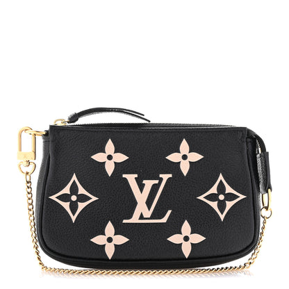 Louis Vuitton Empreinte Monogram Giant Mini Pochette Accessories Black 1 of 10