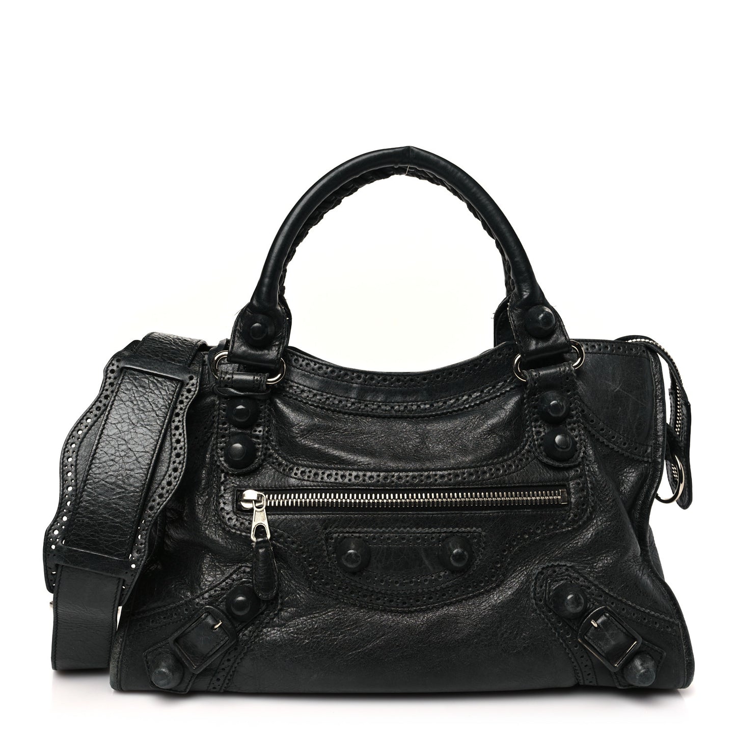 Agneau Giant Brogues Hardware City Black