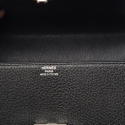 Hermes Chevre Mysore Cinhetic Boxy Top Handle Bag Black 6 of 10