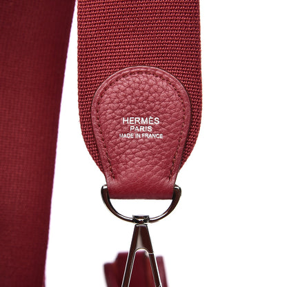Hermes Taurillon Clemence Evelyne III PM Rubis 8 of 9