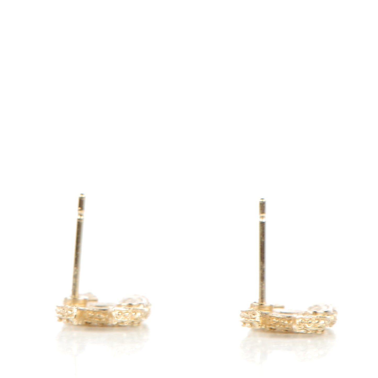 Crystal Timeless CC Earrings Gold
