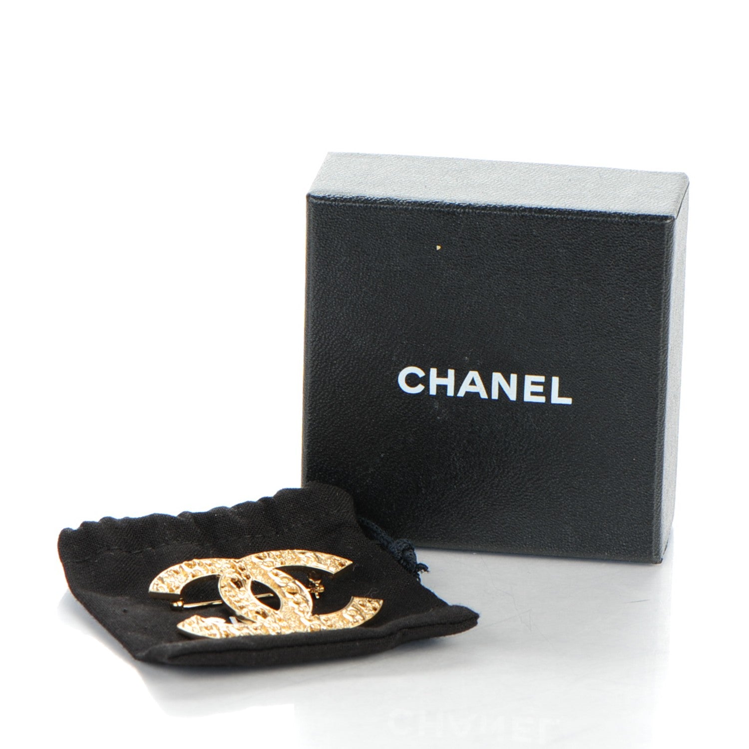 Chanel Chain CC Brooch Pin Gold 5 of 5