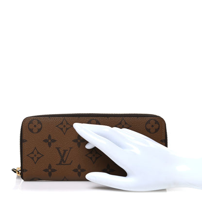 Louis Vuitton Reverse Monogram Clemence Wallet 2 of 7