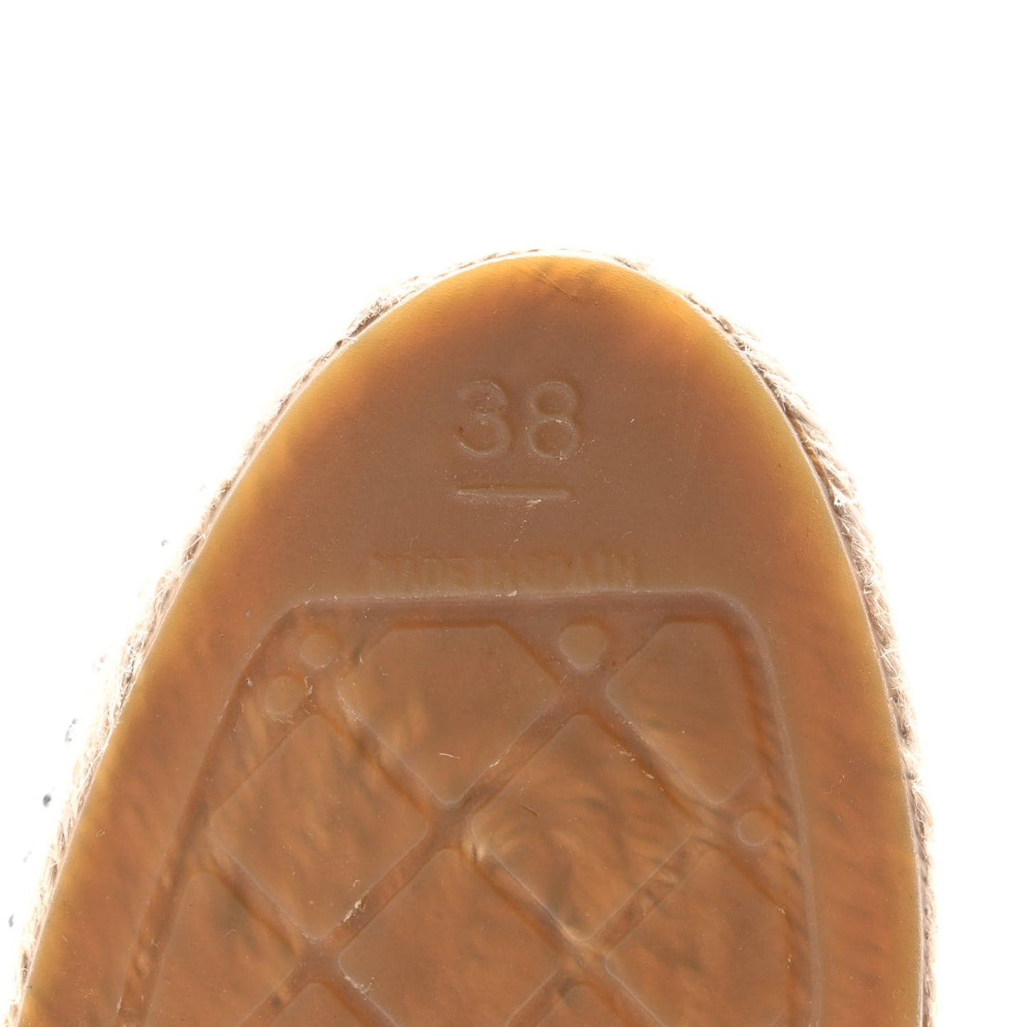 Lambskin Quilted CC Espadrilles 38 Black
