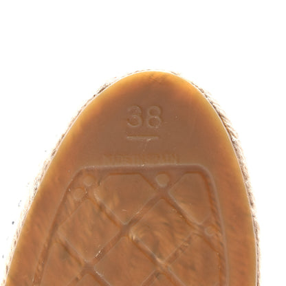 Chanel Lambskin Quilted CC Espadrilles 38 Black 7 of 10