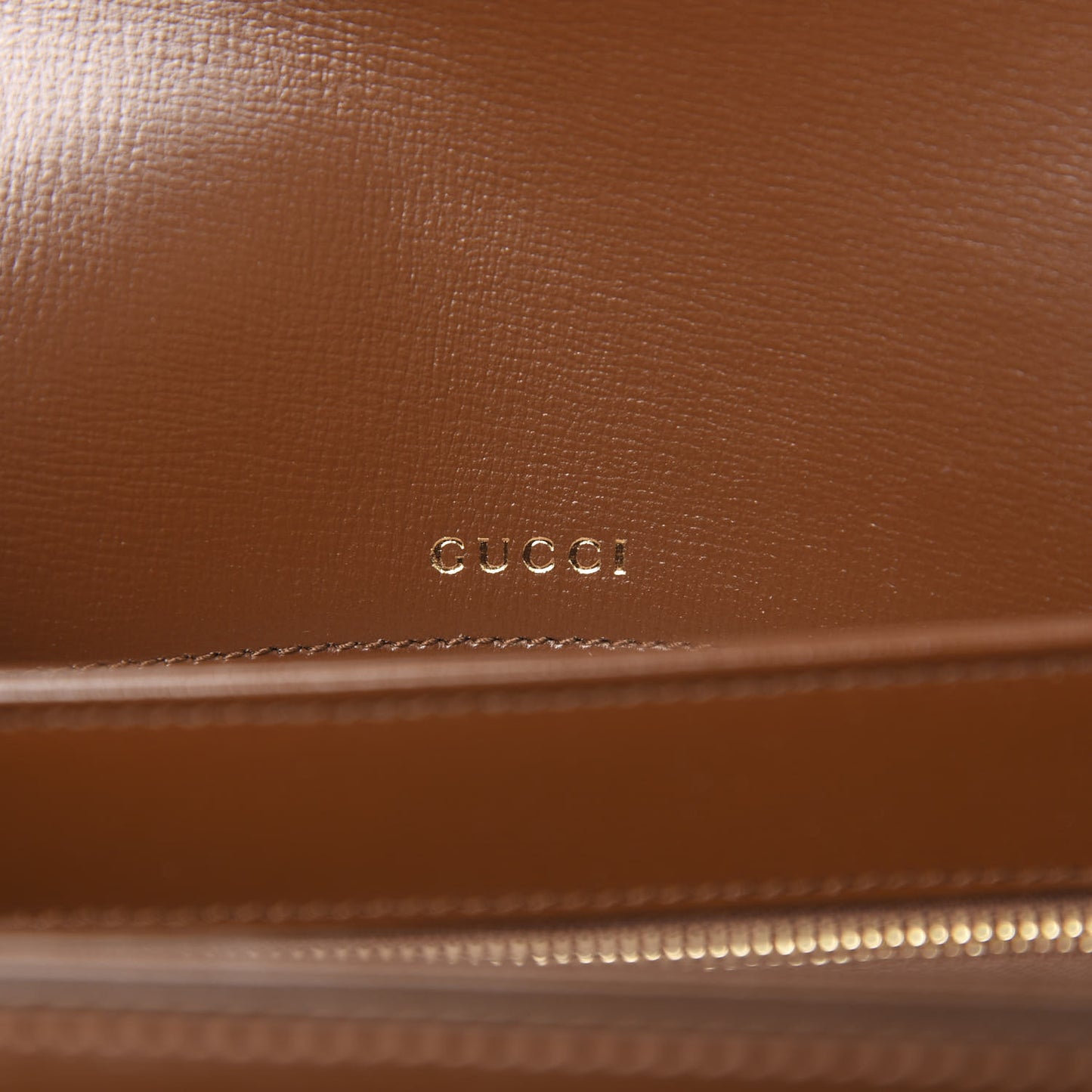GG Supreme Monogram Horsebit 1955 Shoulder Bag Beige Brown Sugar