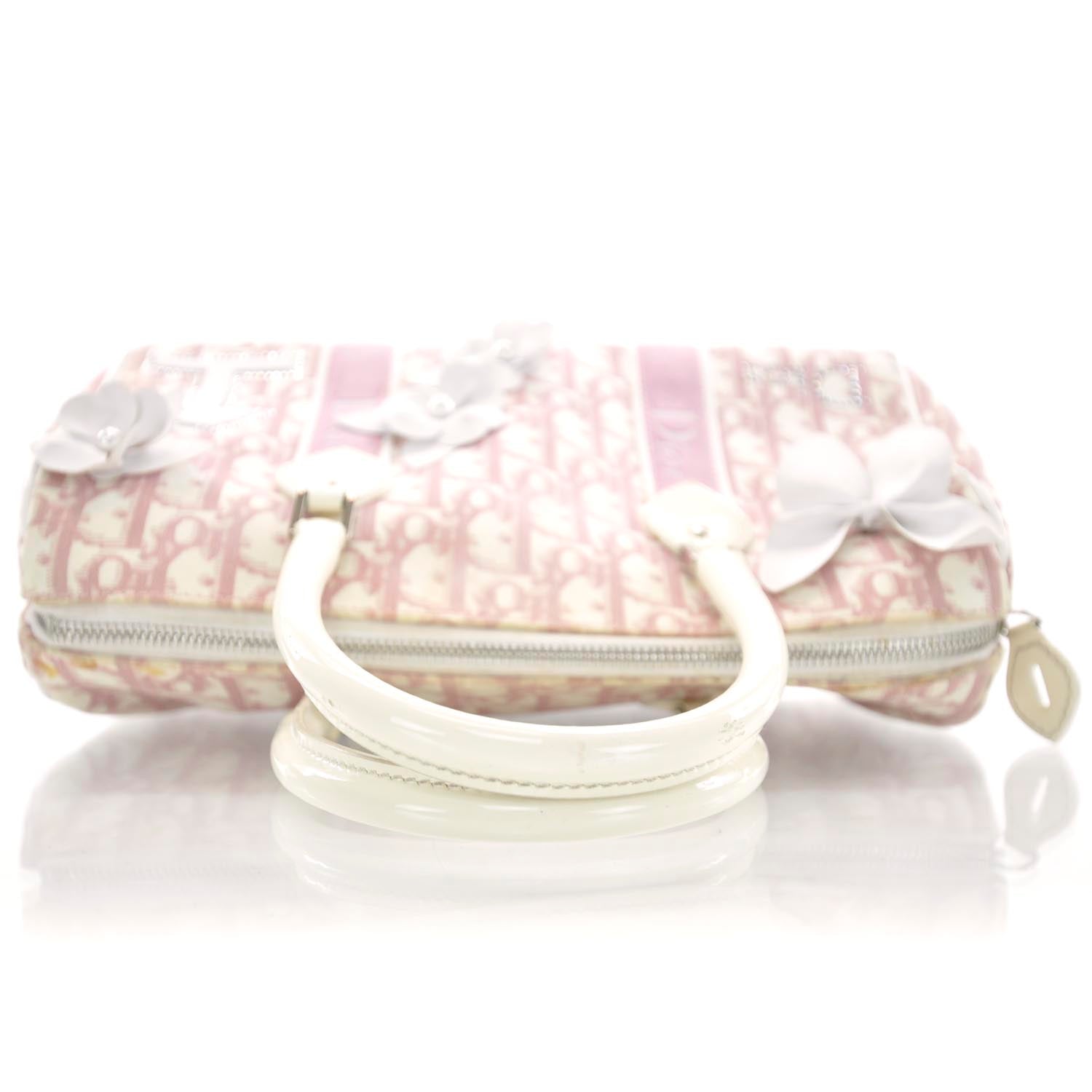Christian Dior Monogram Girly Boston Pink 6 of 12