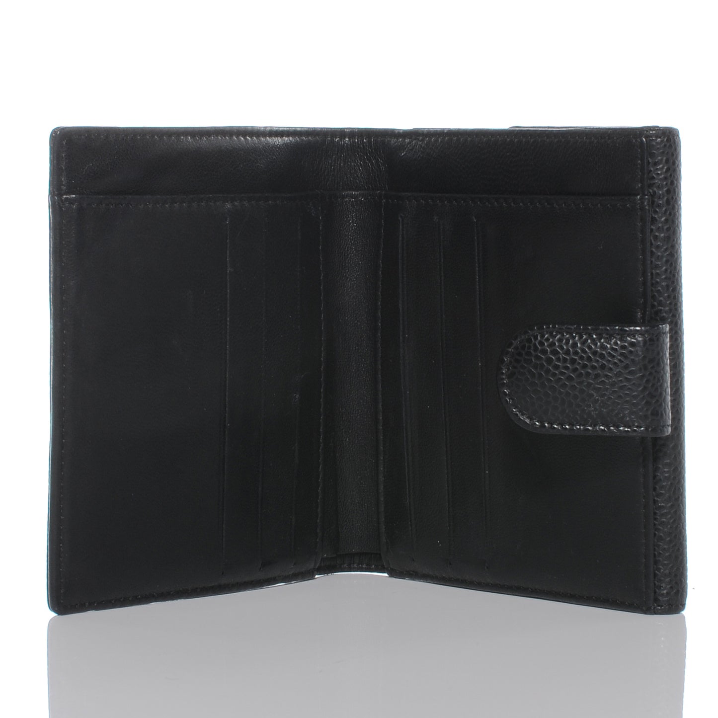 Caviar Compact CC Wallet Black