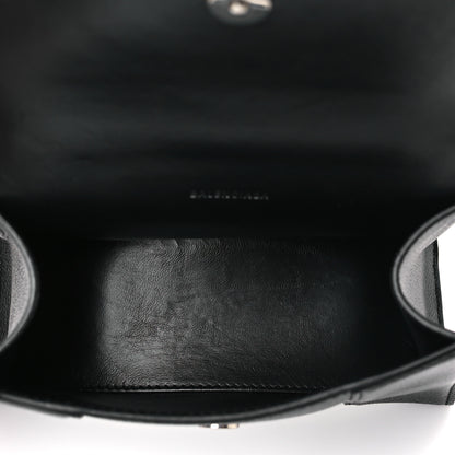 Balenciaga Grained Calfskin Hourglass Top Handle Bag XS Black 5 of 10