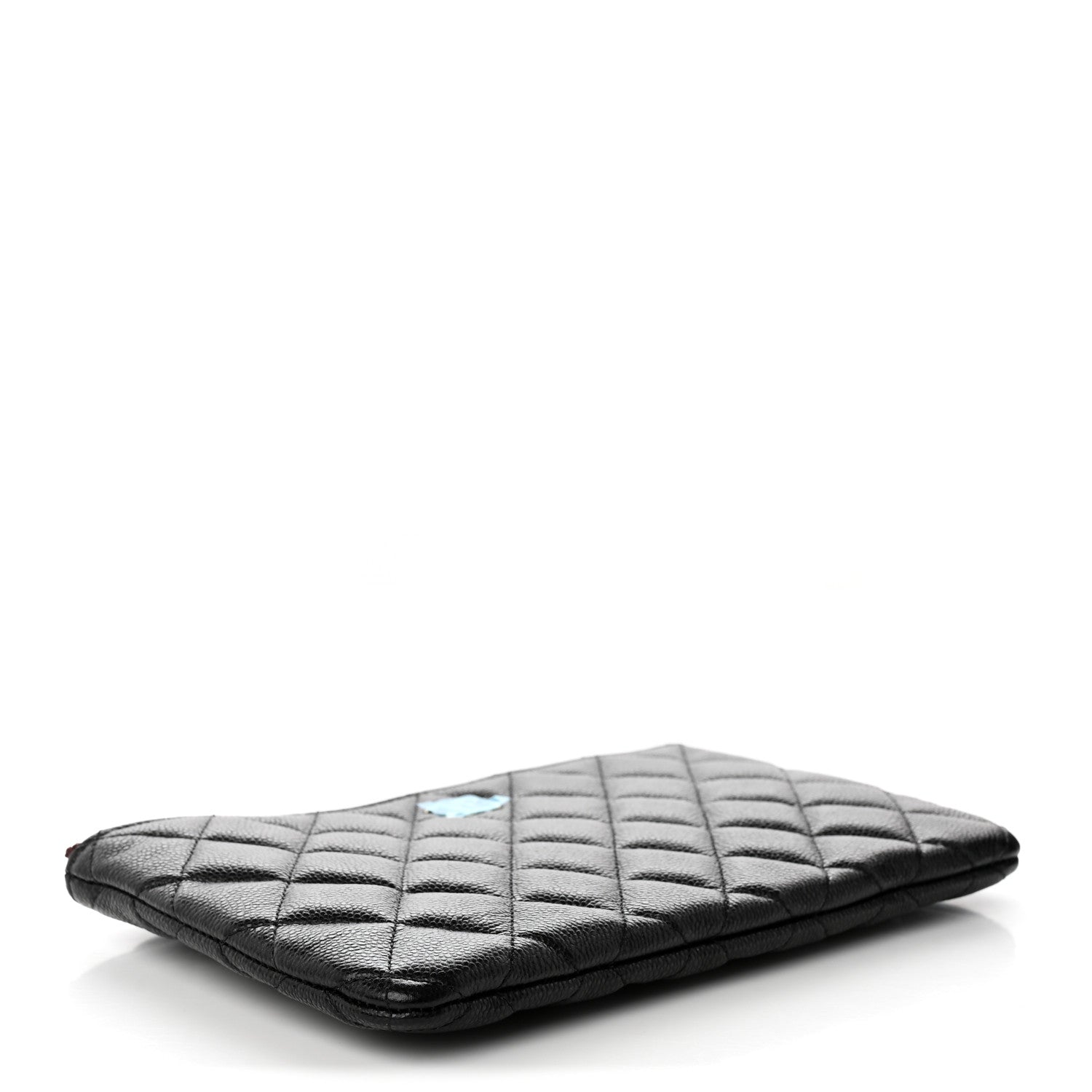 Chanel Caviar Quilted Cosmetic Case Black 4 of 7
