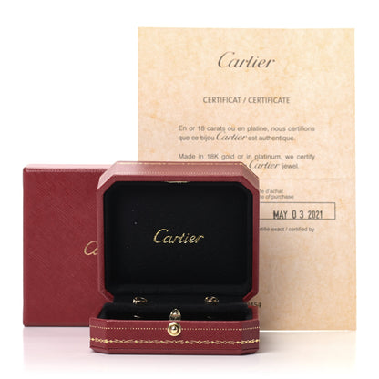Cartier 18K Yellow Gold LOVE Earrings 5 of 5