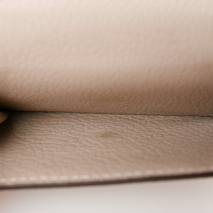 Louis Vuitton Calfskin Lockmini Wallet Greige 5 of 9