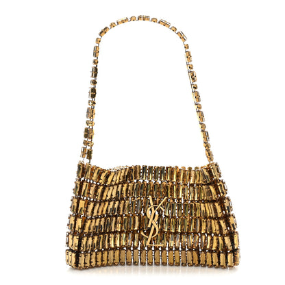 Saint Laurent Crystal Embellished Minaudiere Small Bag Bronze 1 of 9
