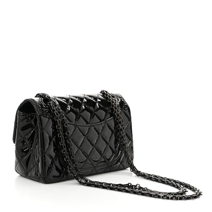 Chanel Patent Calfskin Quilted 2.55 Reissue Mini Flap So Black 3 of 10