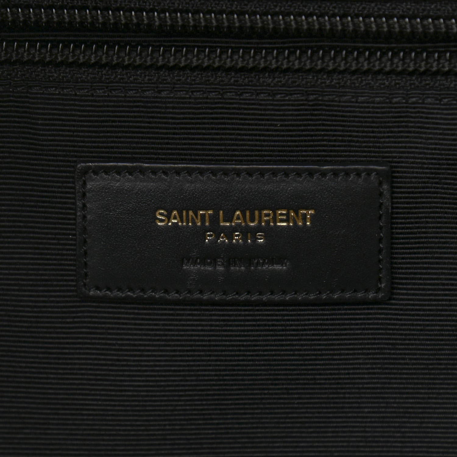 Saint Laurent Calfskin Checked Print Hunting Backpack Black White 6 of 11