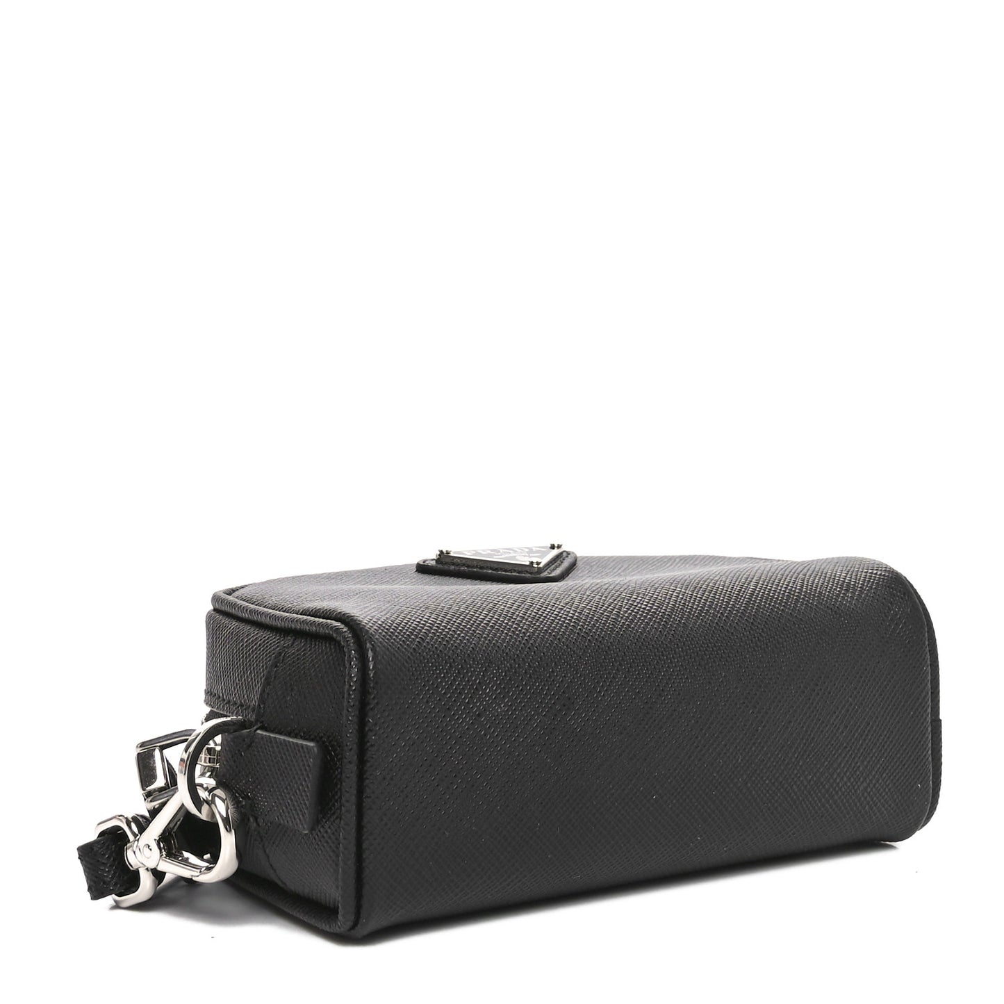 Saffiano Travel Zip Pouch Black