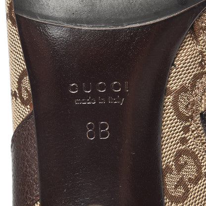 Gucci Monogram D Ring Tall Boots 8 Brown 7 of 11