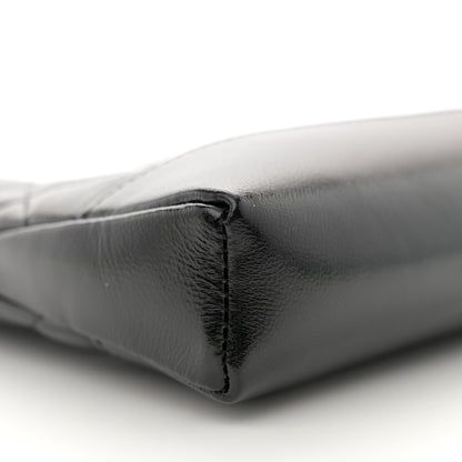 Chanel Shiny Crumpled Calfskin Quilted Nano 31 Shopping Bag Black 9 of 12