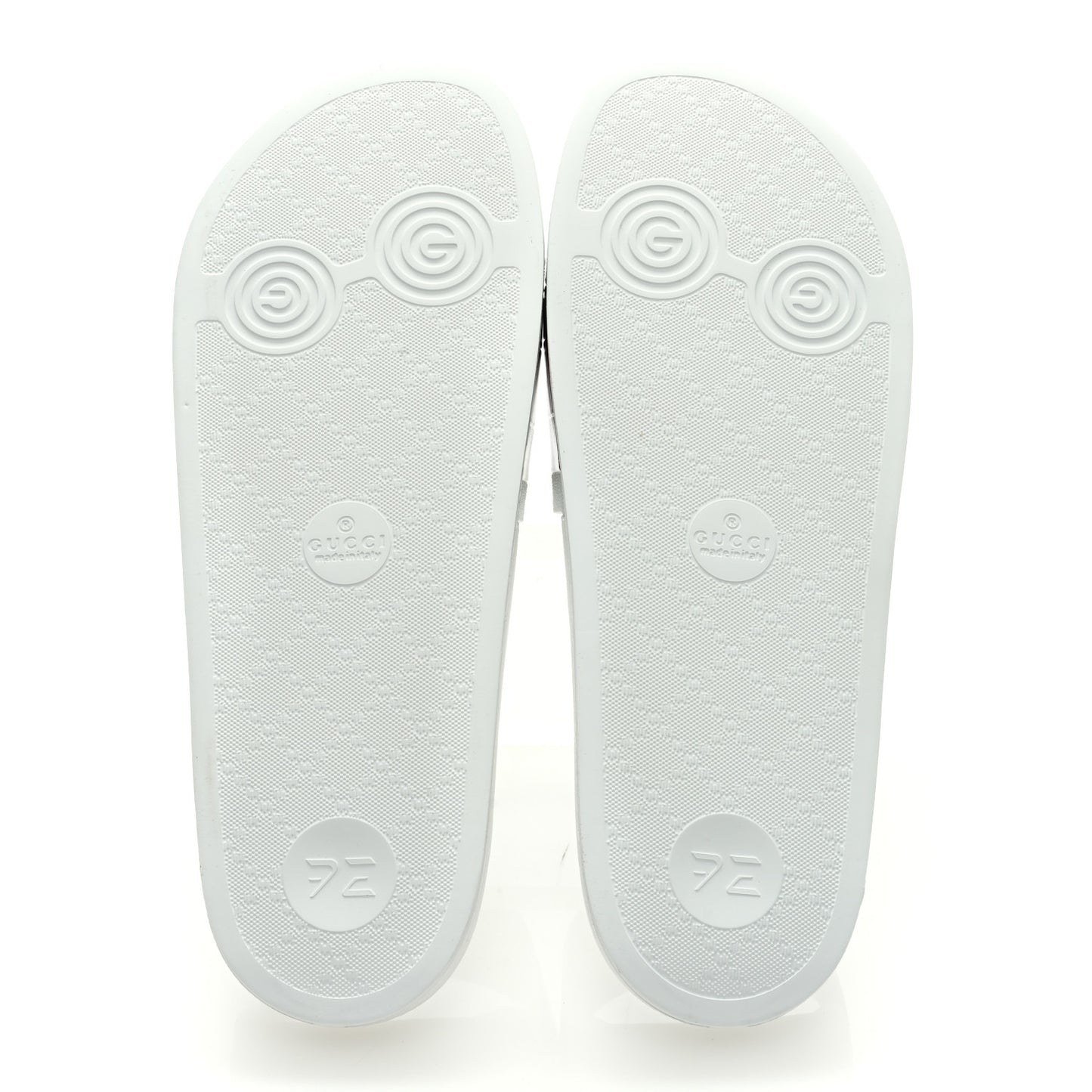 Rubber Web Mens Pool Slide Sandals 12 Great White